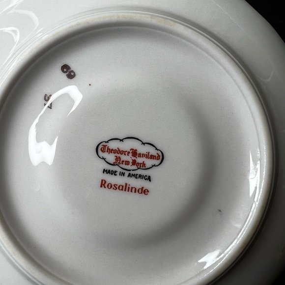 Theodore Haviland Dining Vintage Theodore Haviland New York